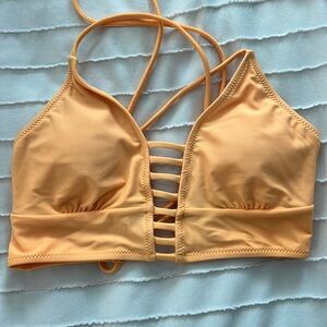 Cupshe yellow bikini top